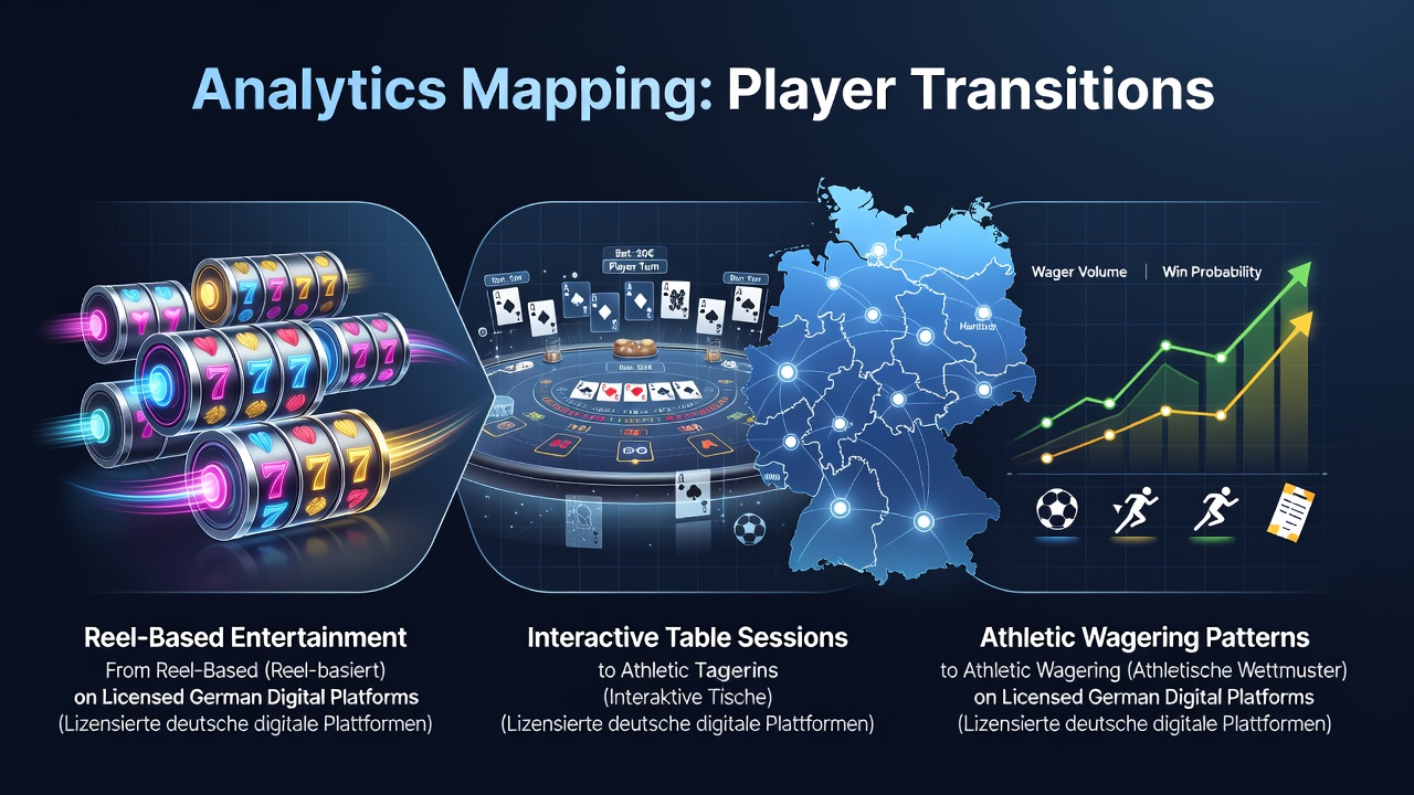 Visualisierung von Spielerübergängen zwischen Automaten, Tischspielen und Sportwetten in deutschen Online-Plattformen