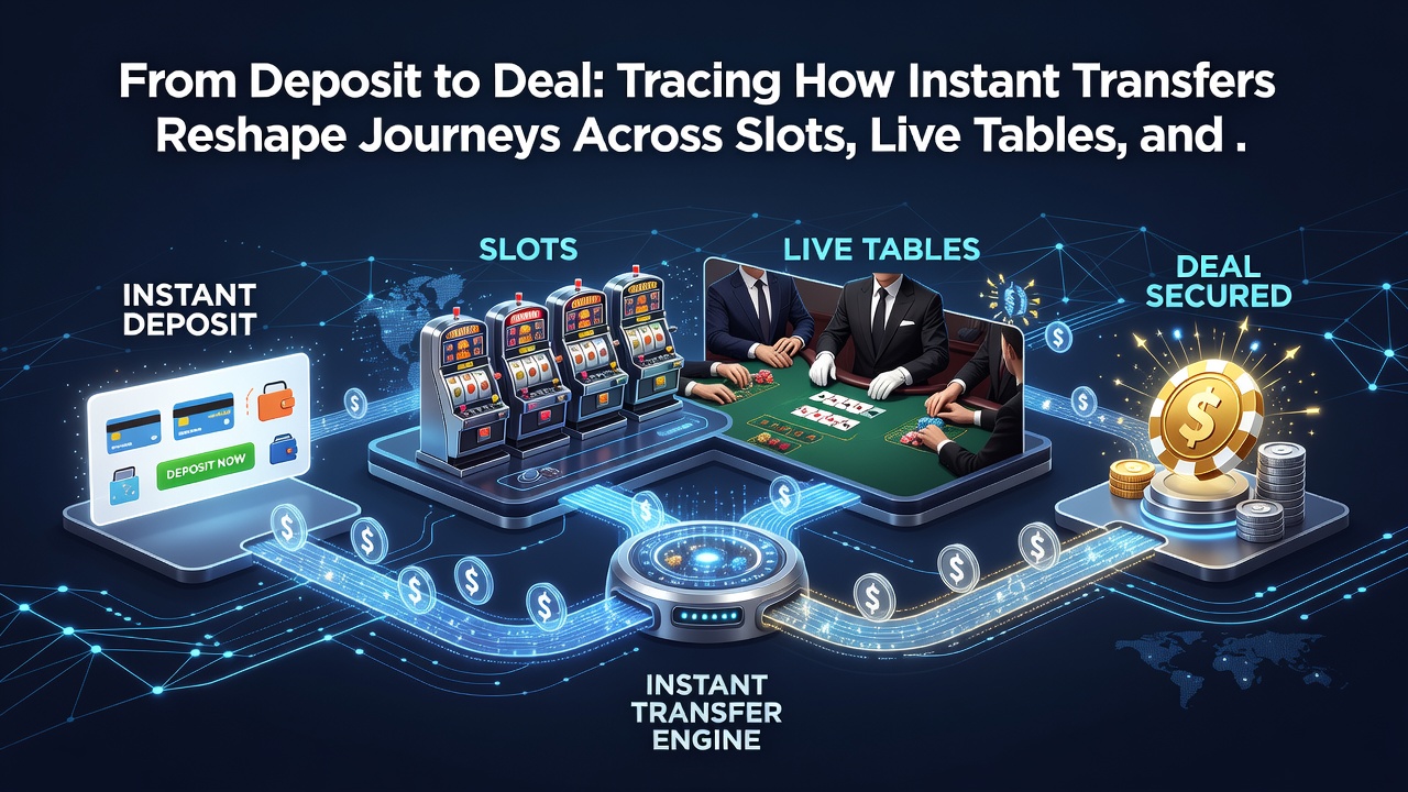 Illustration von Live-Tischen und Sportwetten mit Instant-Transfers auf deutschen Plattformen