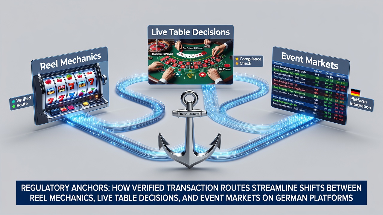 Verifizierte Transaktionsrouten auf deutschen Glücksspielplattformen verbinden Walzen, Live-Tische und Event-Märkte unter regulatorischen Vorgaben